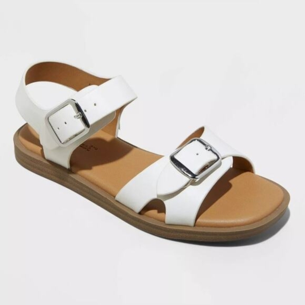 Cat & Jack White Sandals Size 13 Girls